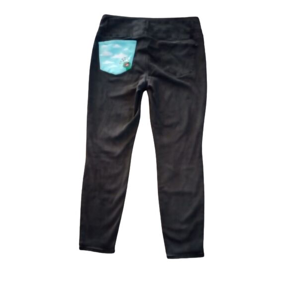 Refuge Women's Size 16 Black Denim Jeans with 1 Painted Back Pocket - Picture 1 of 8